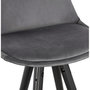 Voir la diapositive 3 : Paris Prix Tabouret de Bar  Krill  87cm Gris & Noir