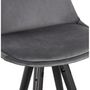 Voir la diapositive 3 : Paris Prix Tabouret de Bar  Krill  87cm Gris & Noir