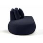 Voir la diapositive 4 : LISA DESIGN Santorini - module d'assise gauche - en tissu texturé