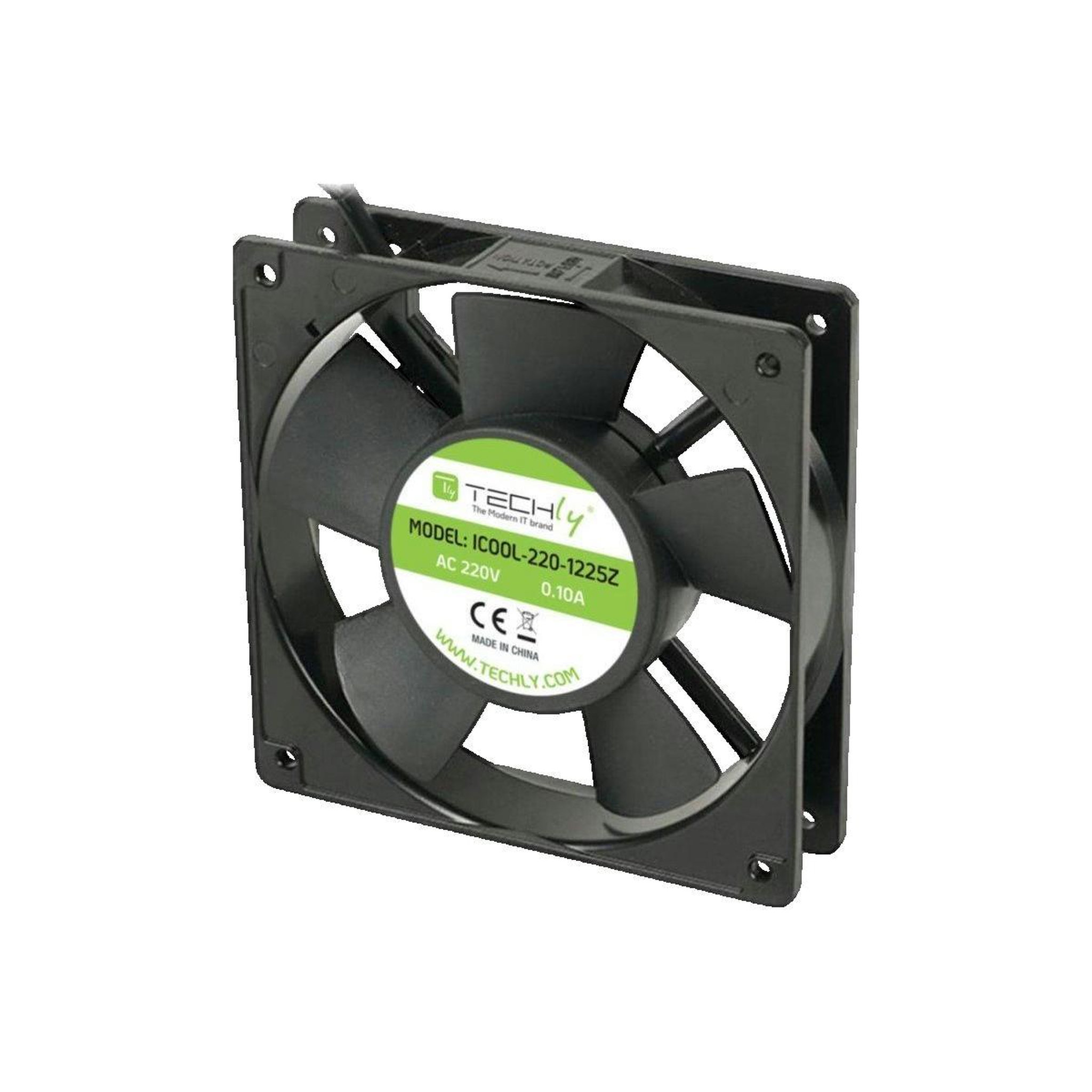 Voir la diapositive 3 : AMtech Ventilateur universel Techly 120 x 120 x 25 mm