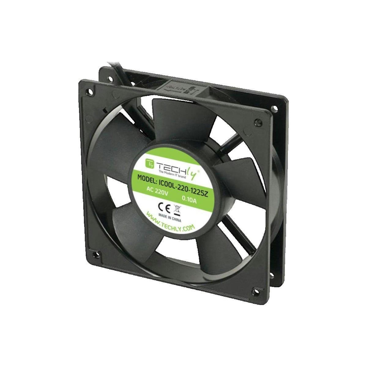 AMtech Ventilateur universel Techly 120 x 120 x 25 mm