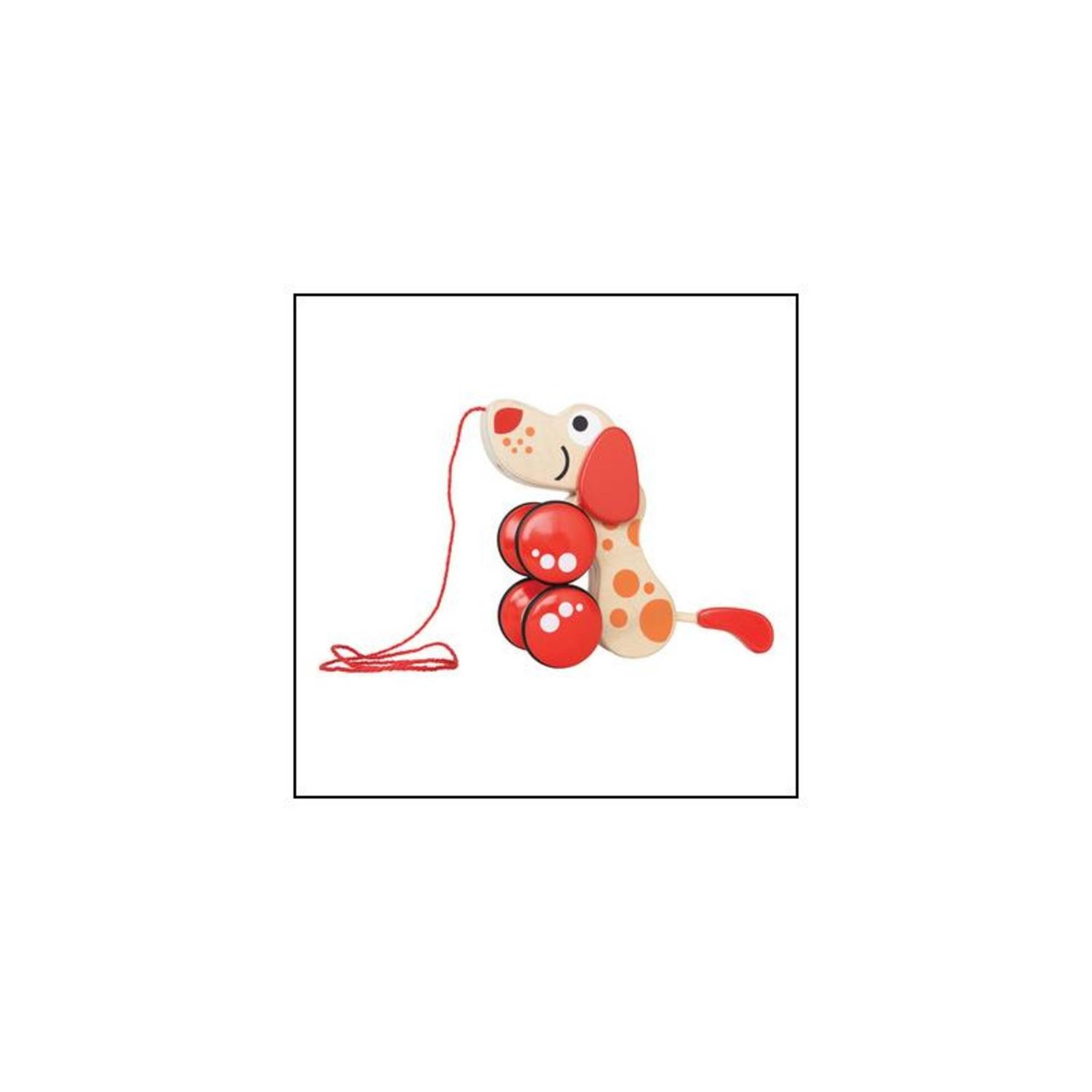 Voir la diapositive 2 : Hape Puppy le chiot en bois a promener