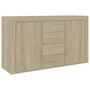 Voir la diapositive 2 : VIDAXL Buffet Chene sonoma 120x36x69 cm Bois d'ingenierie