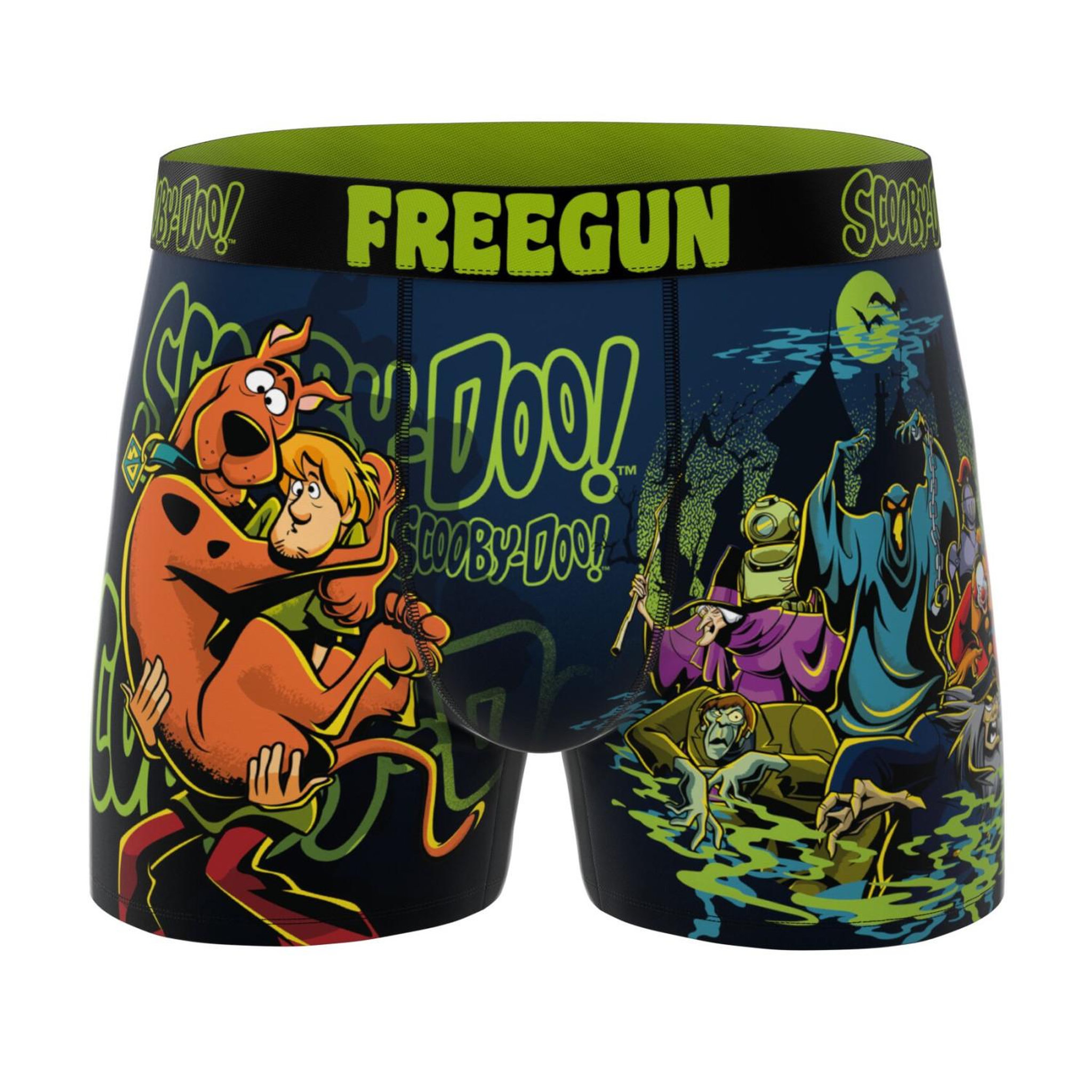 Voir la diapositive 3 : FREEGUN Lot de 3 boxers homme Scooby-Doo
