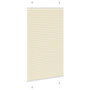 Voir la diapositive 4 : VIDAXL Store plisse creme 80x150 cm largeur du tissu 79,4 cm polyester