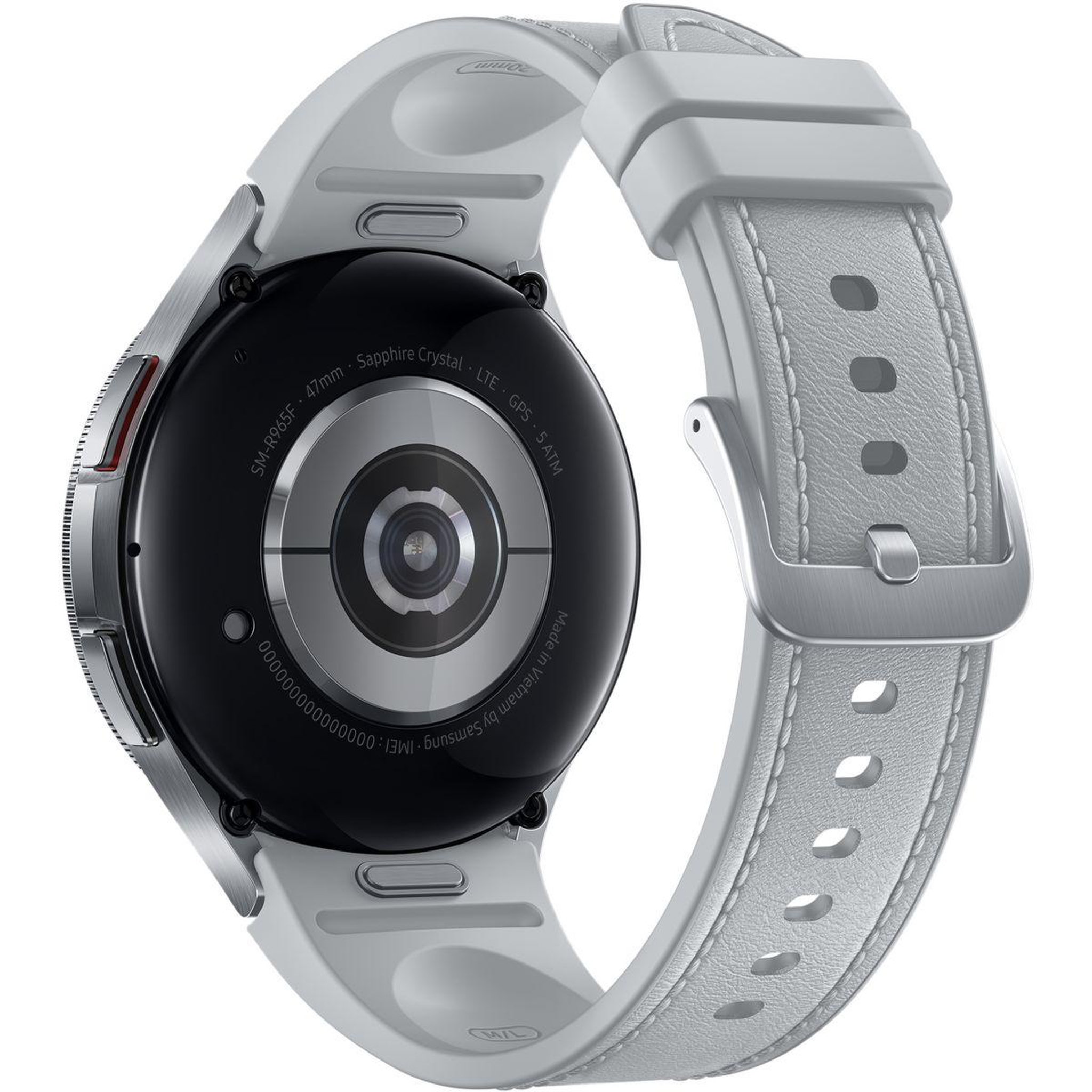 Voir la diapositive 4 : Samsung Montre connectée Galaxy Watch6 Classic 4G Argent 47mm