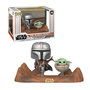 Voir la diapositive 1 : POP! GAMES Figurine Pop Le Mandalorian et Bébé Yoda Star Wars