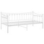 Voir la diapositive 5 : VIDAXL Cadre de canapé lit sans matelas blanc métal 90x200 cm