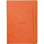 CLAIREFONTAINE Carnet soft cover à élastique 14.8x21cm 160 pages-abricot