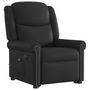 Voir la diapositive 3 : VIDAXL Fauteuil inclinable massage electrique noir brillant similicuir