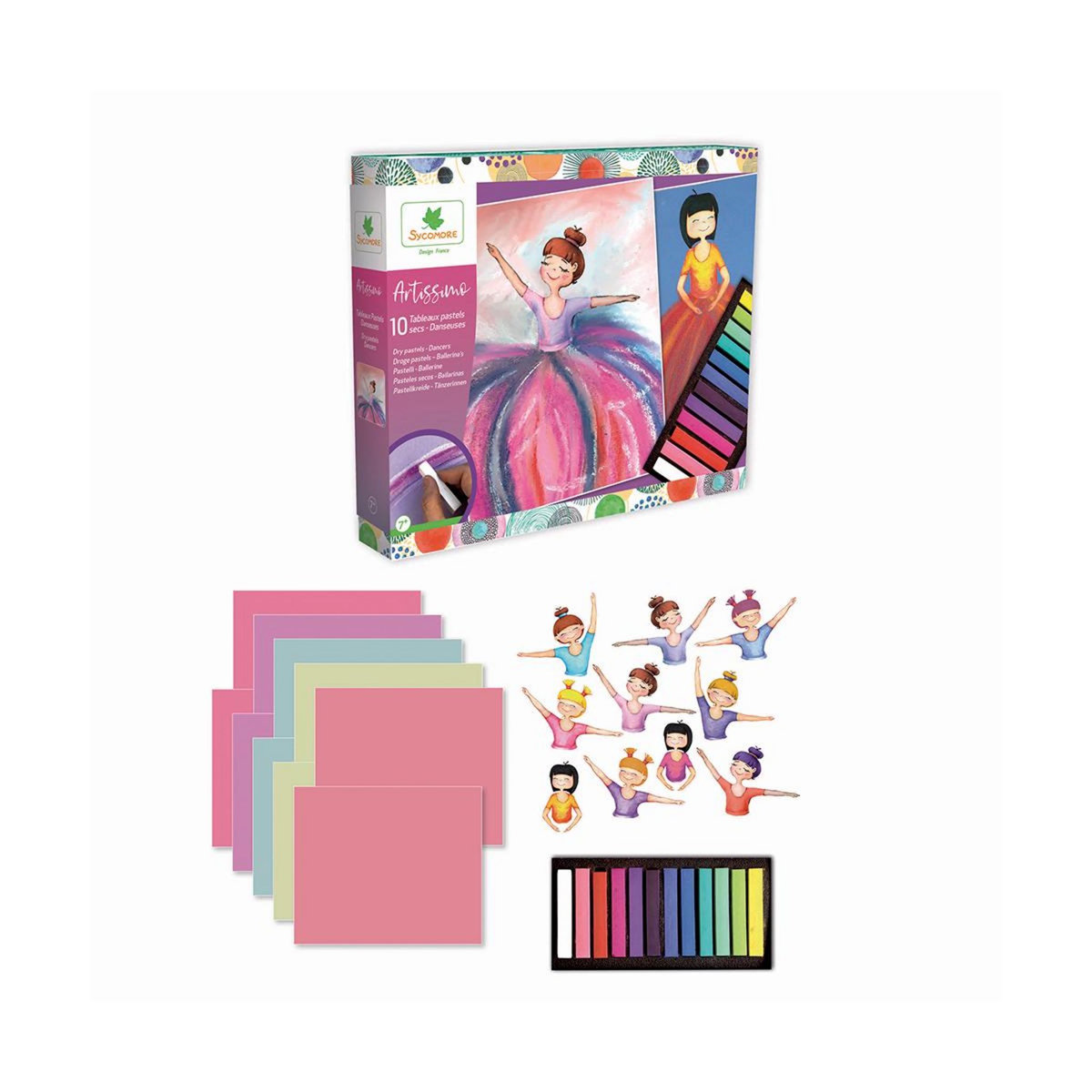 Au Sycomore Artissimo GM pastels secs Danseuses