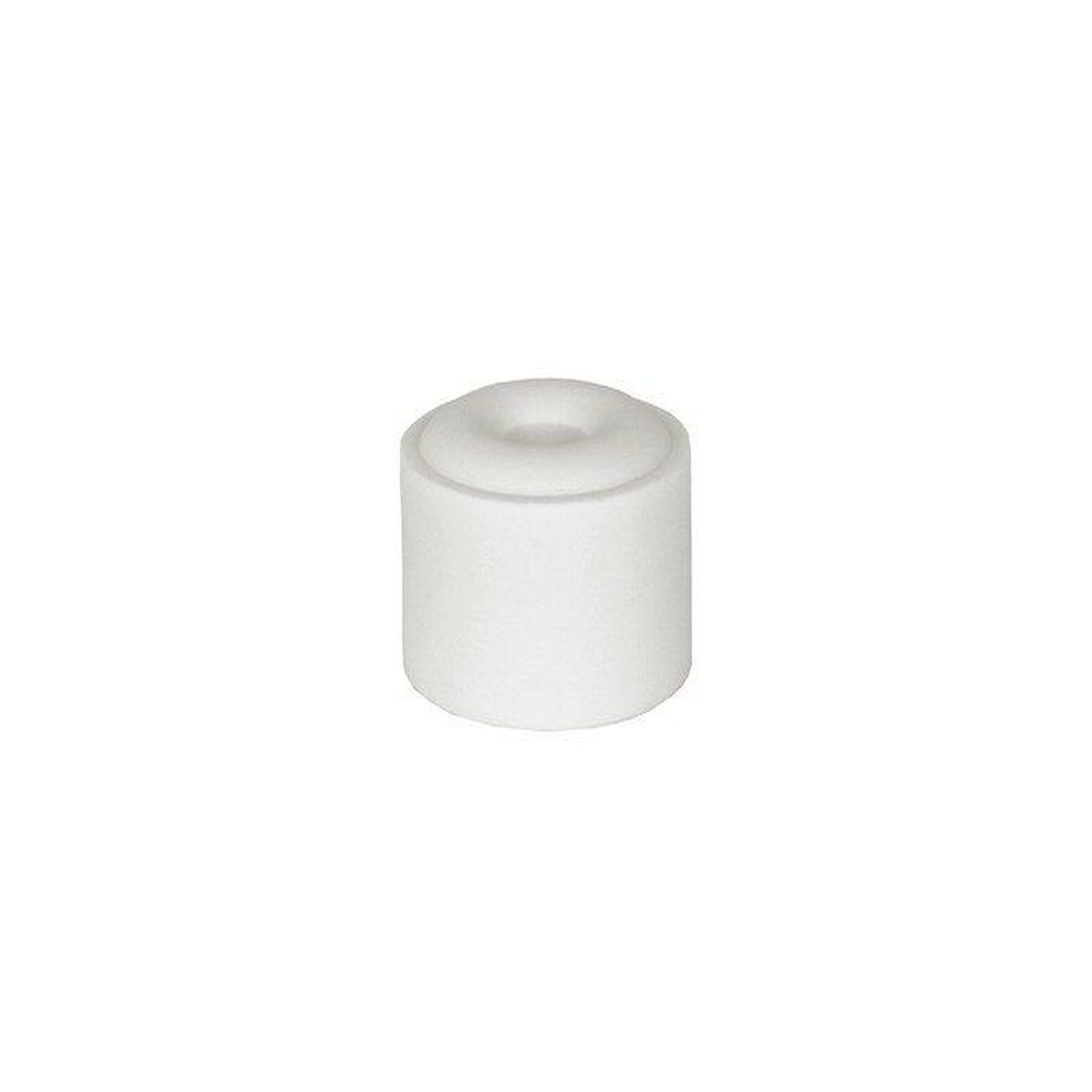 CENTRALE BRICO Lot de 4 butées de porte à fixer au sol ALPERTEC caoutchouc blanc D.4 cm x H. 2.5 cm