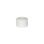 CENTRALE BRICO Lot de 4 butées de porte à fixer au sol ALPERTEC caoutchouc blanc D.4 cm x H. 2.5 cm