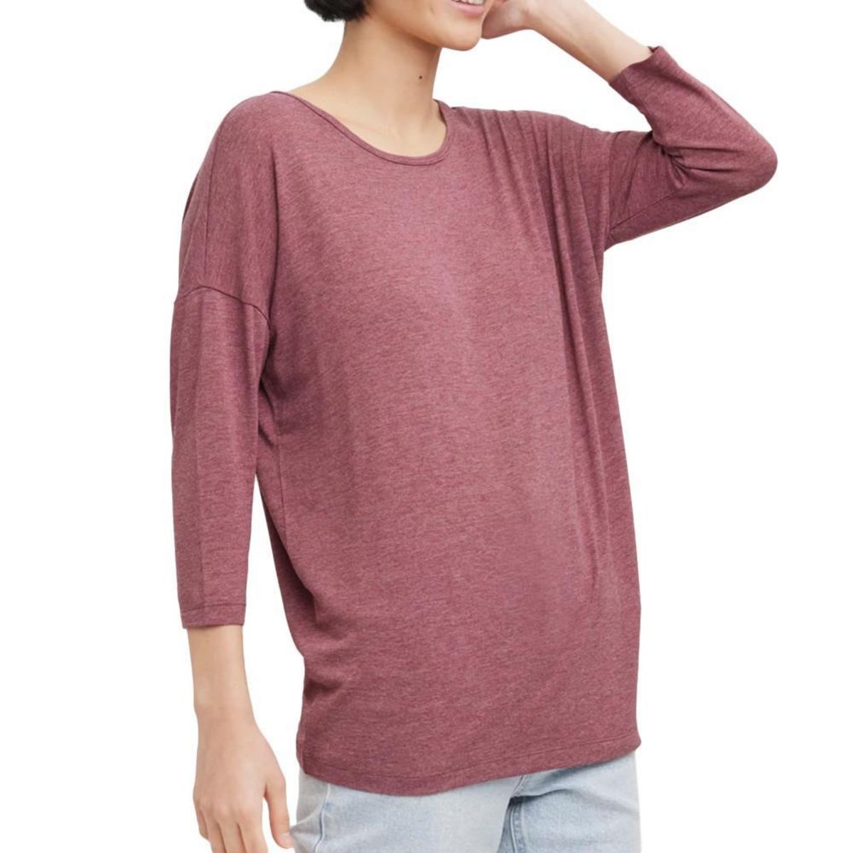 Vero Moda T Shirt Prune Femme Vero Moda Carla