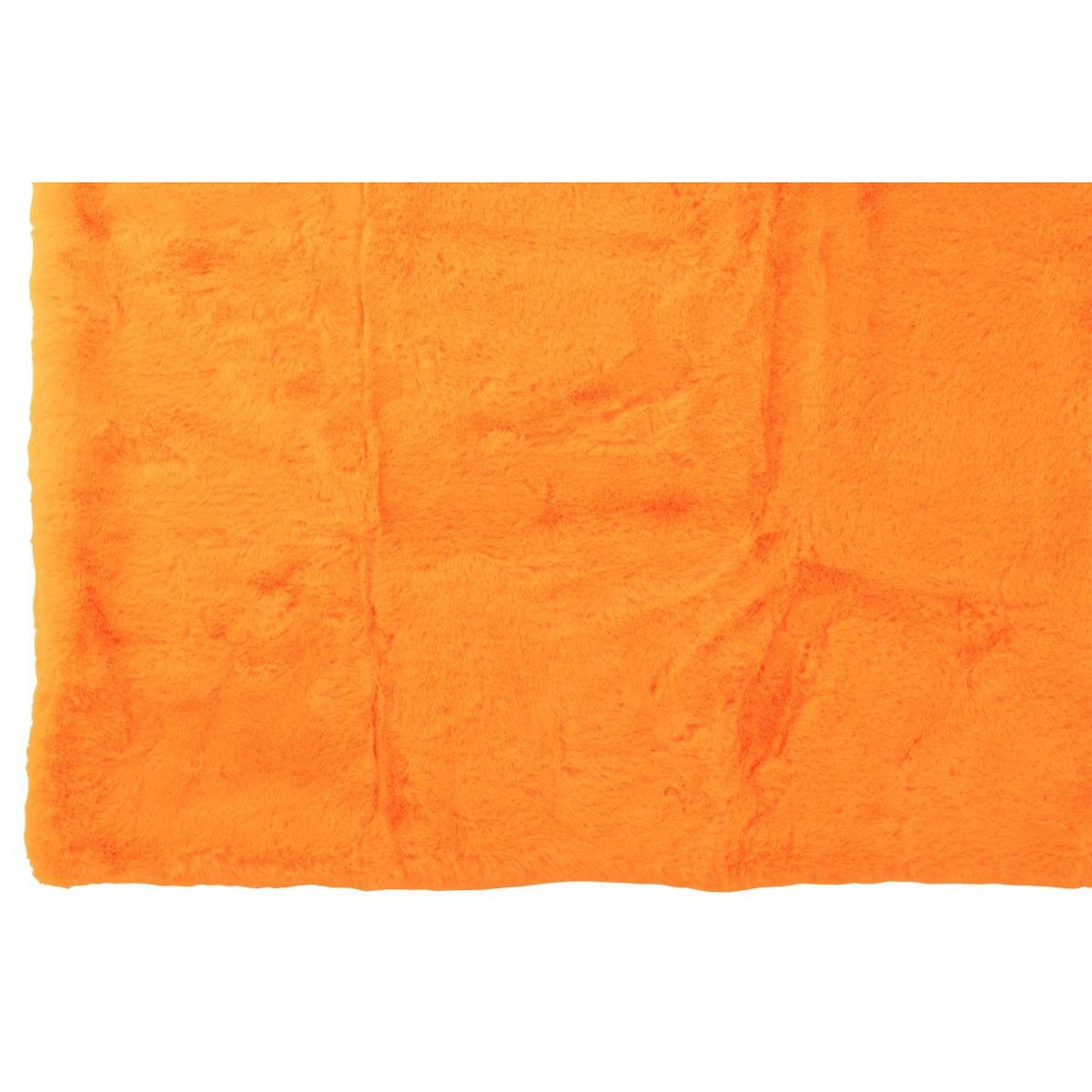 Paris Prix Plaid Imitation Fourrure  Cutie  130x180cm Orange Fluo