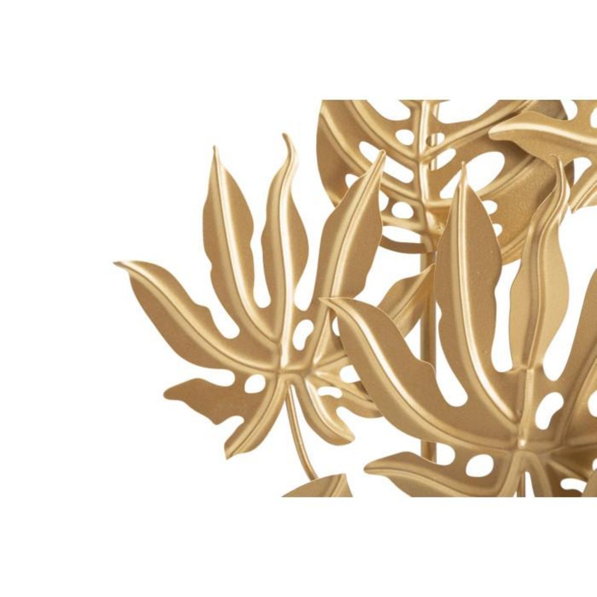 Paris Prix Objet Déco en Métal  Feuilles Exotiques  57cm Or
