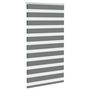 Voir la diapositive 3 : VIDAXL Store zebre gris fonce largeur du tissu 85,9 cm polyester