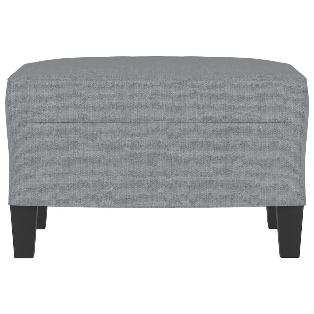 VIDAXL Repose-pied Gris clair 60x50x41 cm Tissu