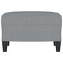 Voir la diapositive 3 : VIDAXL Repose-pied Gris clair 60x50x41 cm Tissu