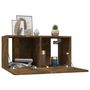 Voir la diapositive 4 : VIDAXL Meubles TV muraux 4 pcs Chene fume 60x30x30cm Bois d'ingenierie