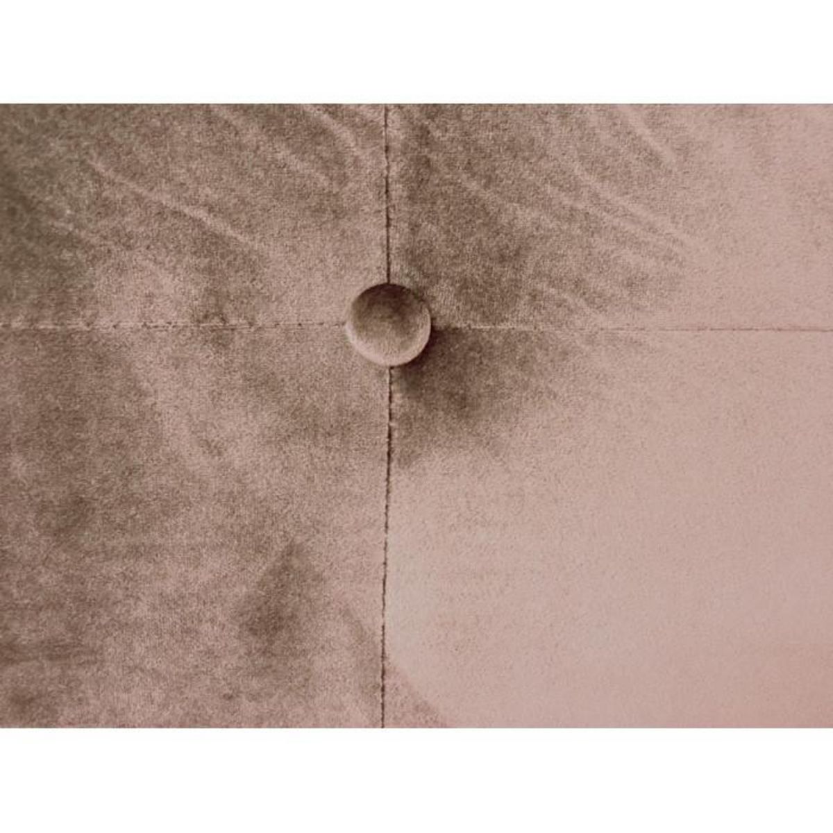 Paris Prix Tête de Lit Capitonnée en Velours  Amor  140cm Taupe