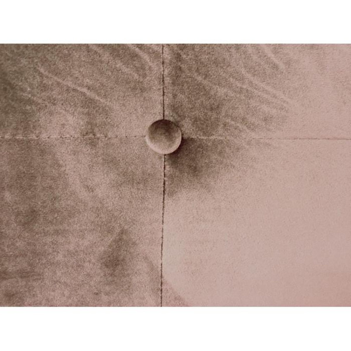 Paris Prix Tête de Lit Capitonnée en Velours  Amor  140cm Taupe