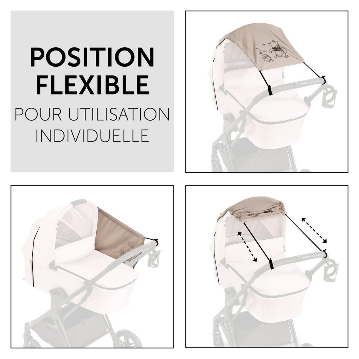 HAUCK Pare soleil de poussette Pushchair Sunshade