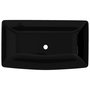 Voir la diapositive 3 : VIDAXL Vasque rectangulaire ceramique Noir pour salle de bain
