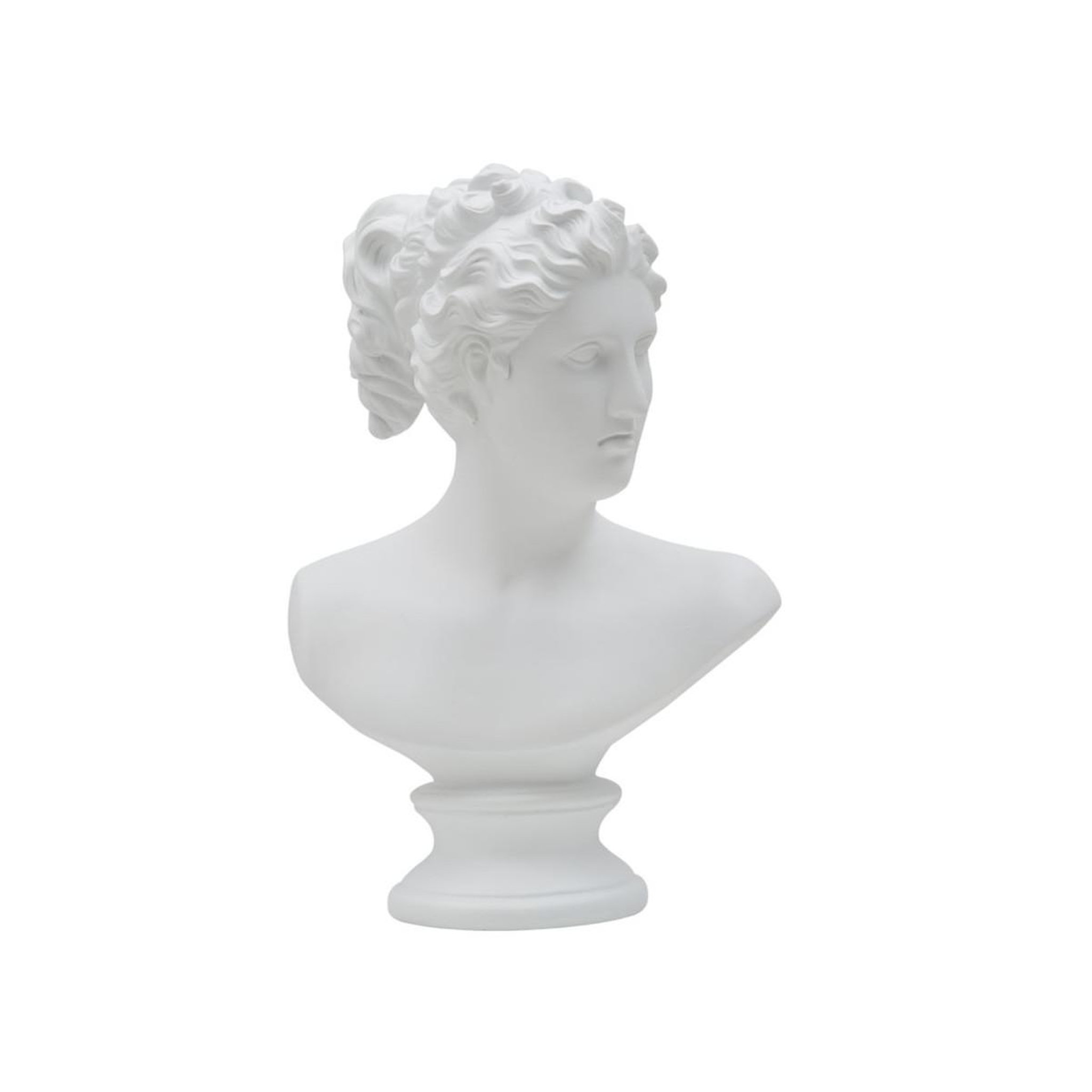 Paris Prix Buste tête féminine  roman  34cm blanc
