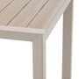 Voir la diapositive 5 : HESPERIDE Table de jardin fixe en aluminium effet bois 6 places EVASION