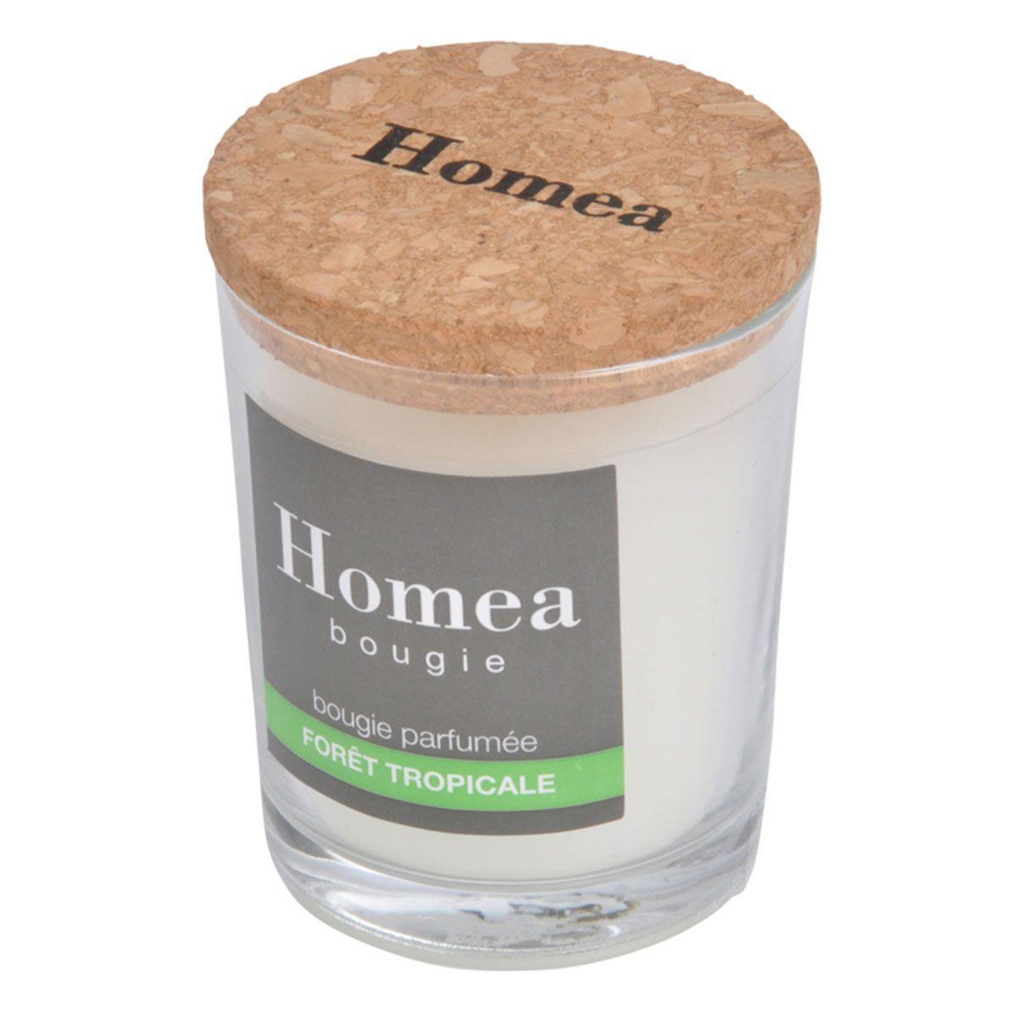 Voir la diapositive 3 : Douceur d'Intérieur Bougie parfumée couvercle  forêt tropical  5cm blanc