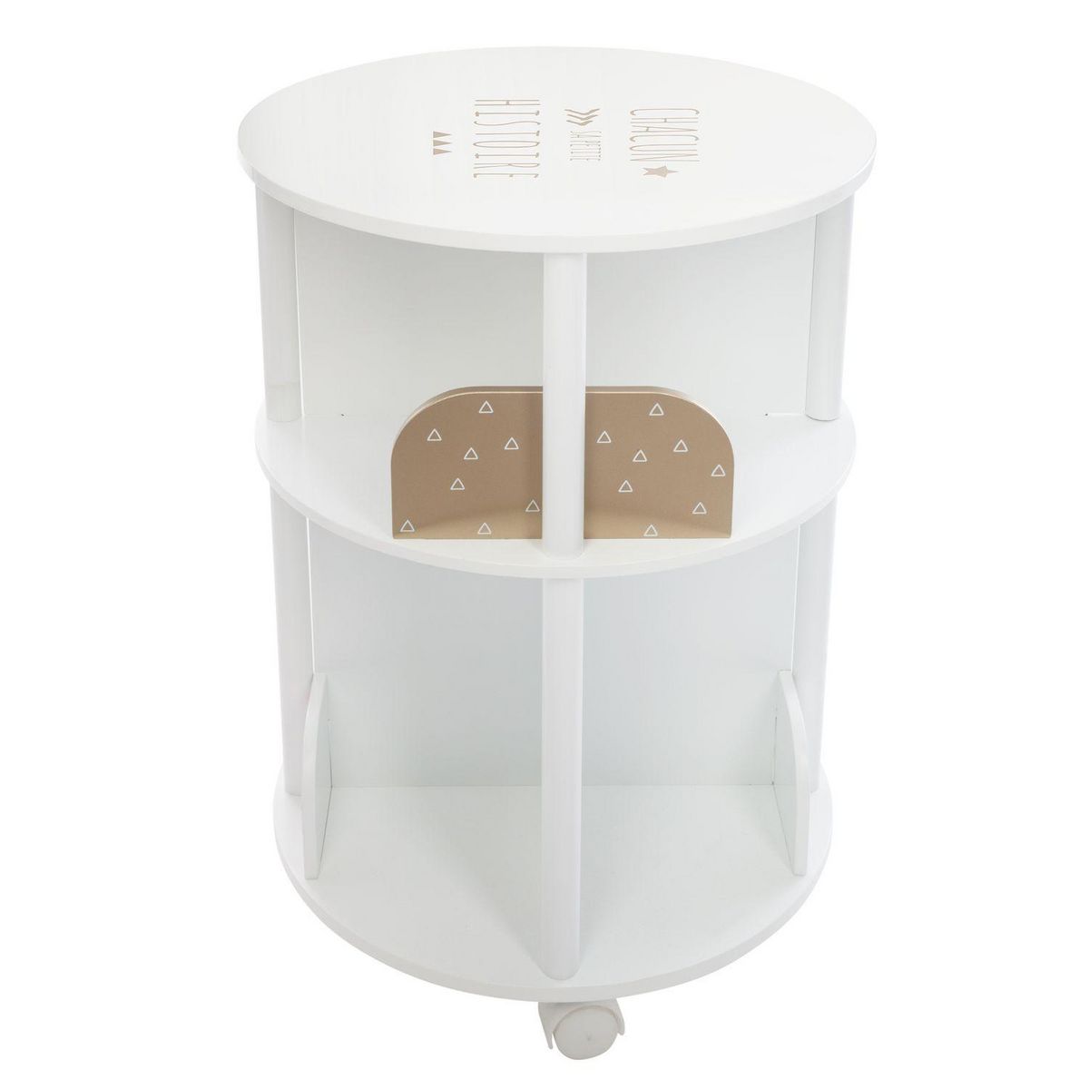 Atmosphera Kids Bibliothèque enfant ronde Douceur