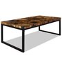 Voir la diapositive 5 : VIDAXL Table basse Teck Resine 110x60x40 cm