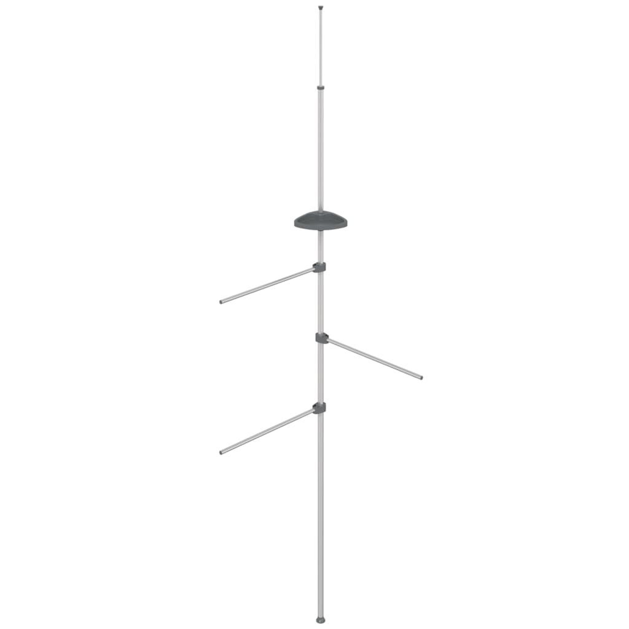 Voir la diapositive 4 : VIDAXL Porte-serviette 47x280 cm aluminium