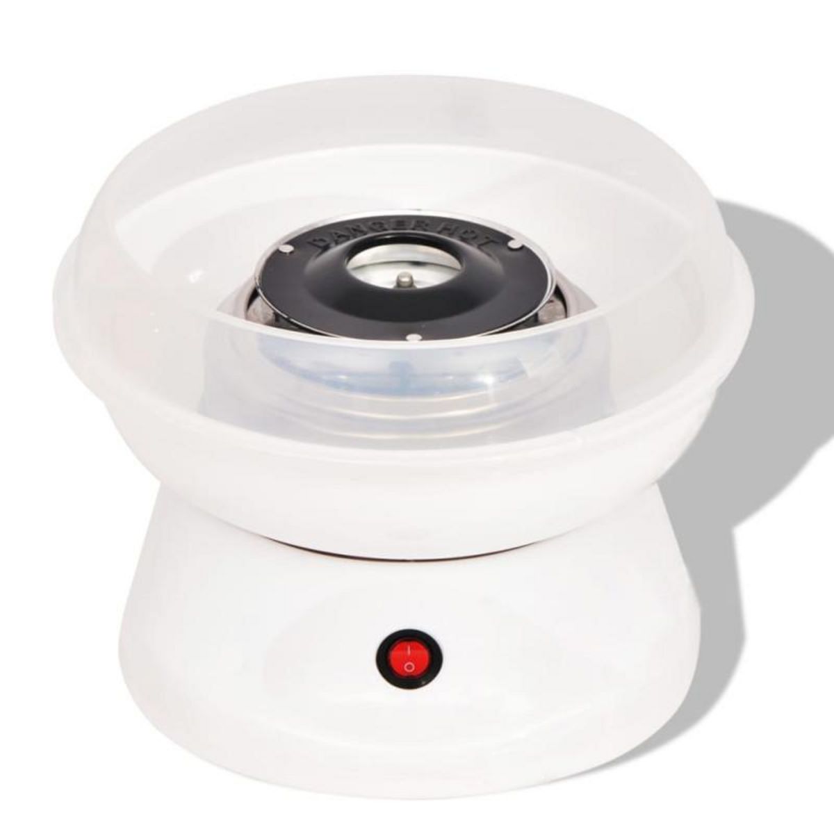 VIDAXL Appareil à barbe à papa 480 W Blanc