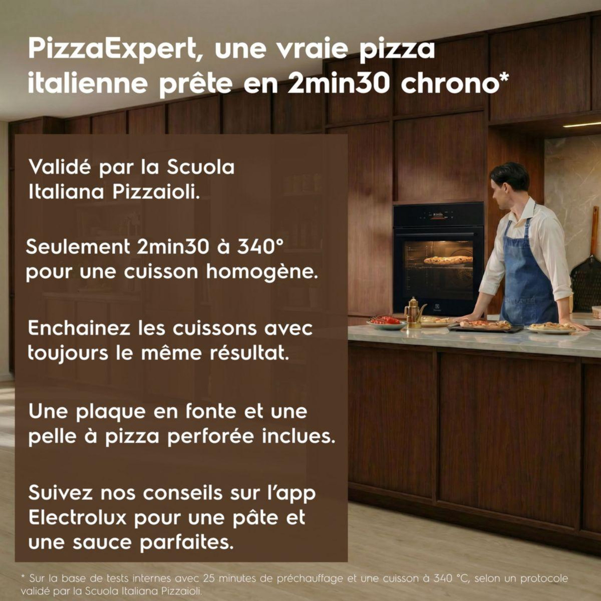 Voir la diapositive 4 : ELECTROLUX Four encastrable eox8p38wz - pyrolyse - chaleur pulsée - écran tactile - rails télescopiques - fonction pizza expert