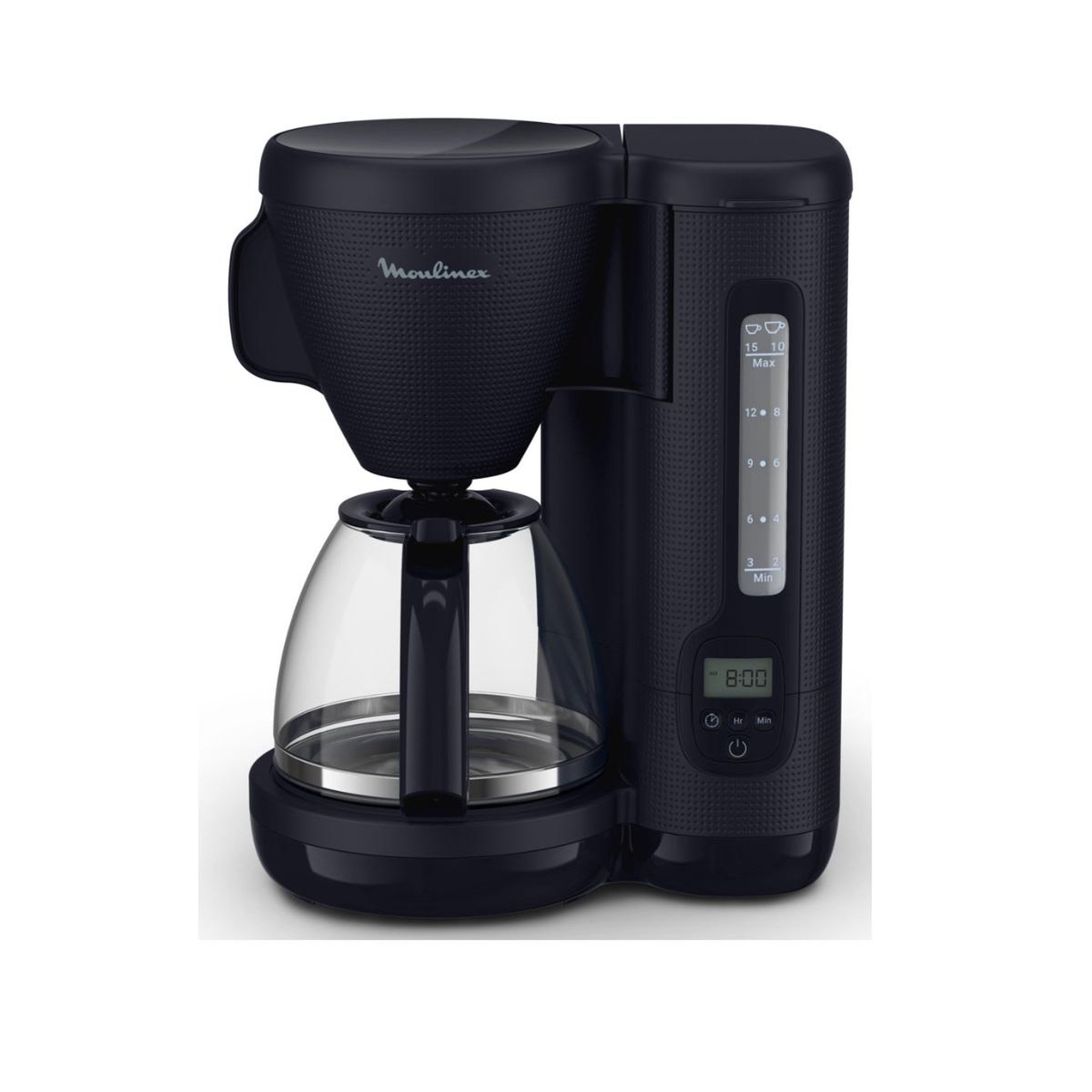 MOULINEX Cafetière filtre programmable 15 tasses 1000w bleu nuit - fg2m2810