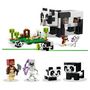 Voir la diapositive 6 : LEGO Minecraft 21245 Le refuge panda, Jouet de Maison Amovible, avec Figurines Animaux et Squelette