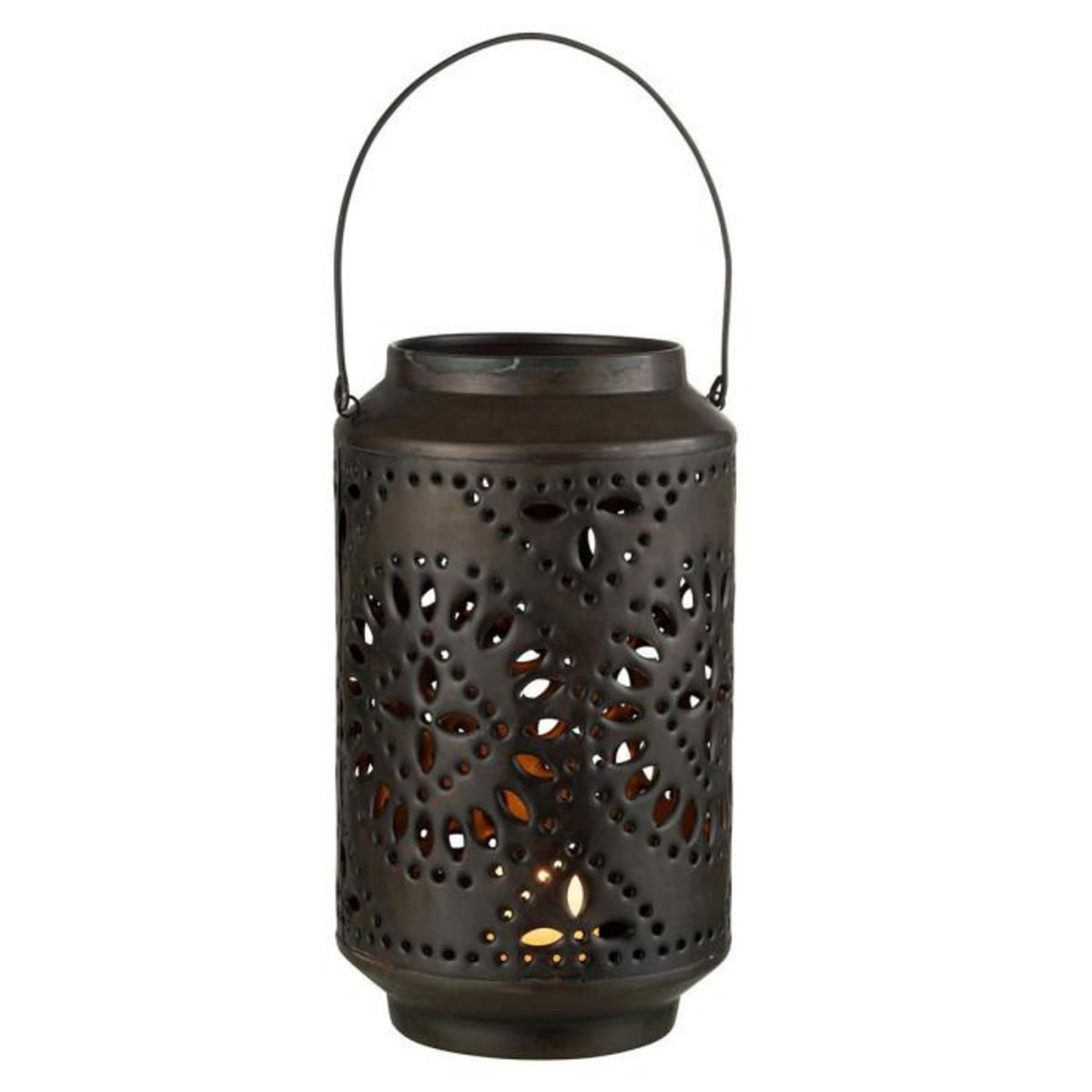 Paris Prix Lanterne Cylindrique Métal  Sévilla  45cm Noir Mat