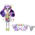 ENCHANTIMALS Poupée Enchantimals Famille Lorinda Lémur colorée