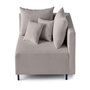 Voir la diapositive 1 : LISA DESIGN Edinburg - module d'assise d'angle droit - en velours côtelé