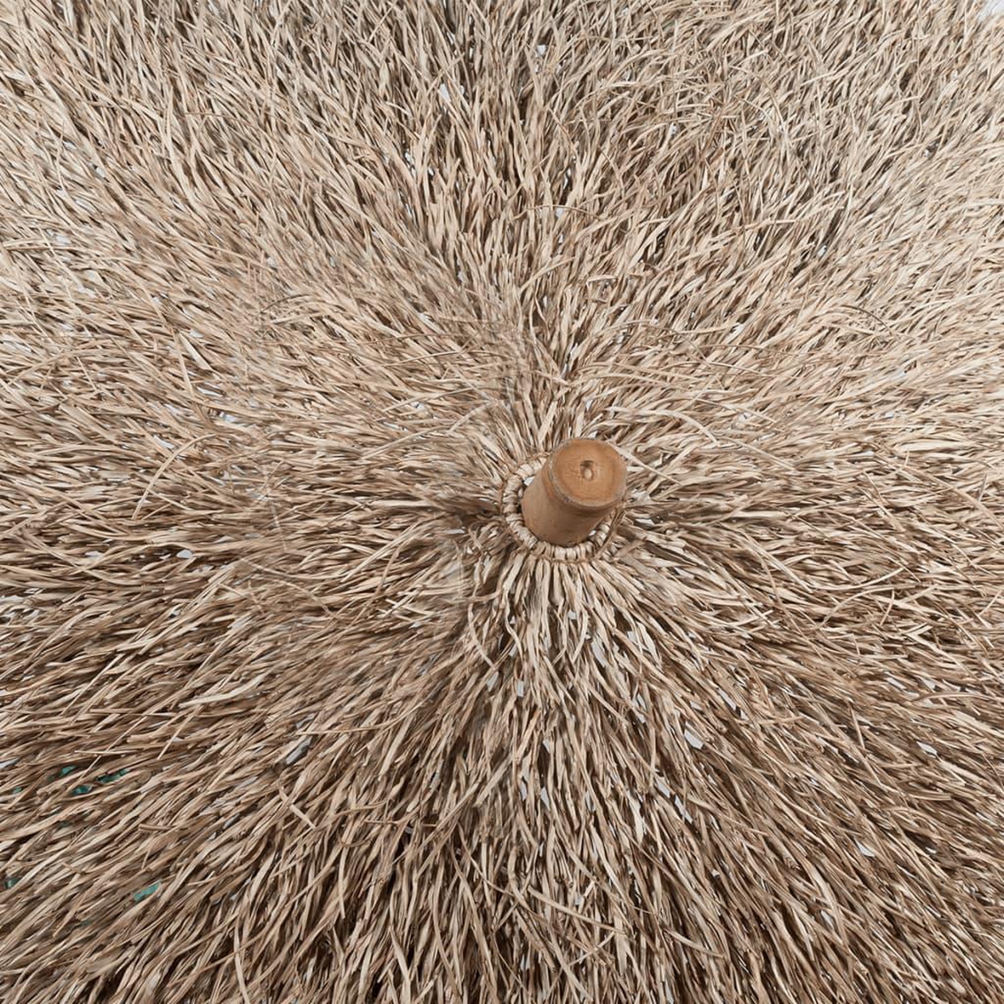 Voir la diapositive 3 : VIDAXL Parasol en bambou avec toit en feuille de bananier 270 cm