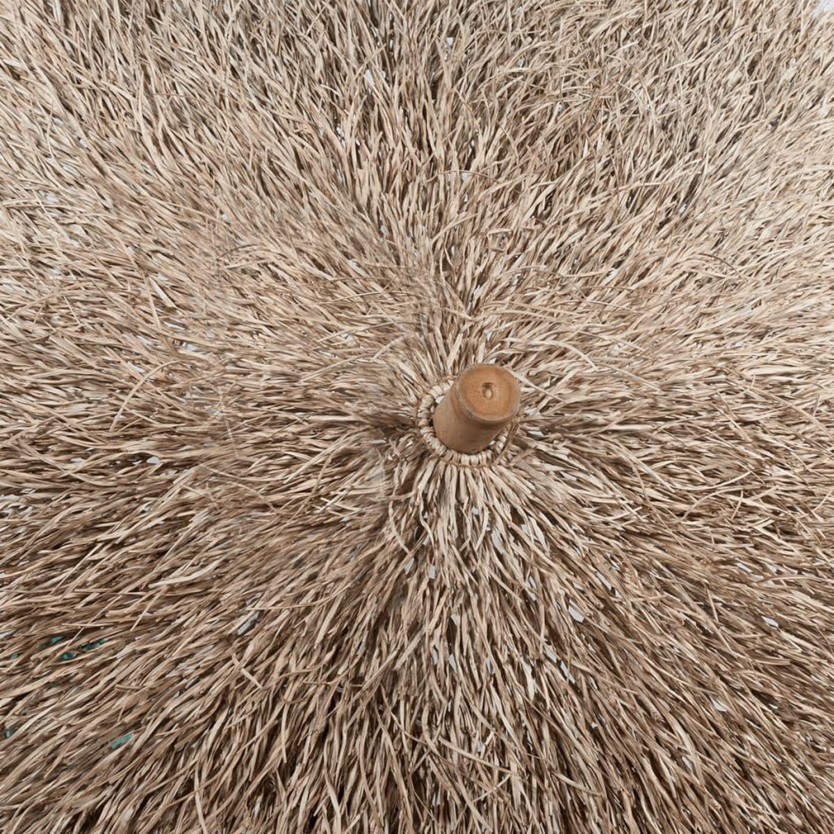 VIDAXL Parasol en bambou avec toit en feuille de bananier 270 cm