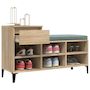 Voir la diapositive 5 : VIDAXL Armoire a chaussures Chene sonoma 102x36x60cm Bois d'ingenierie
