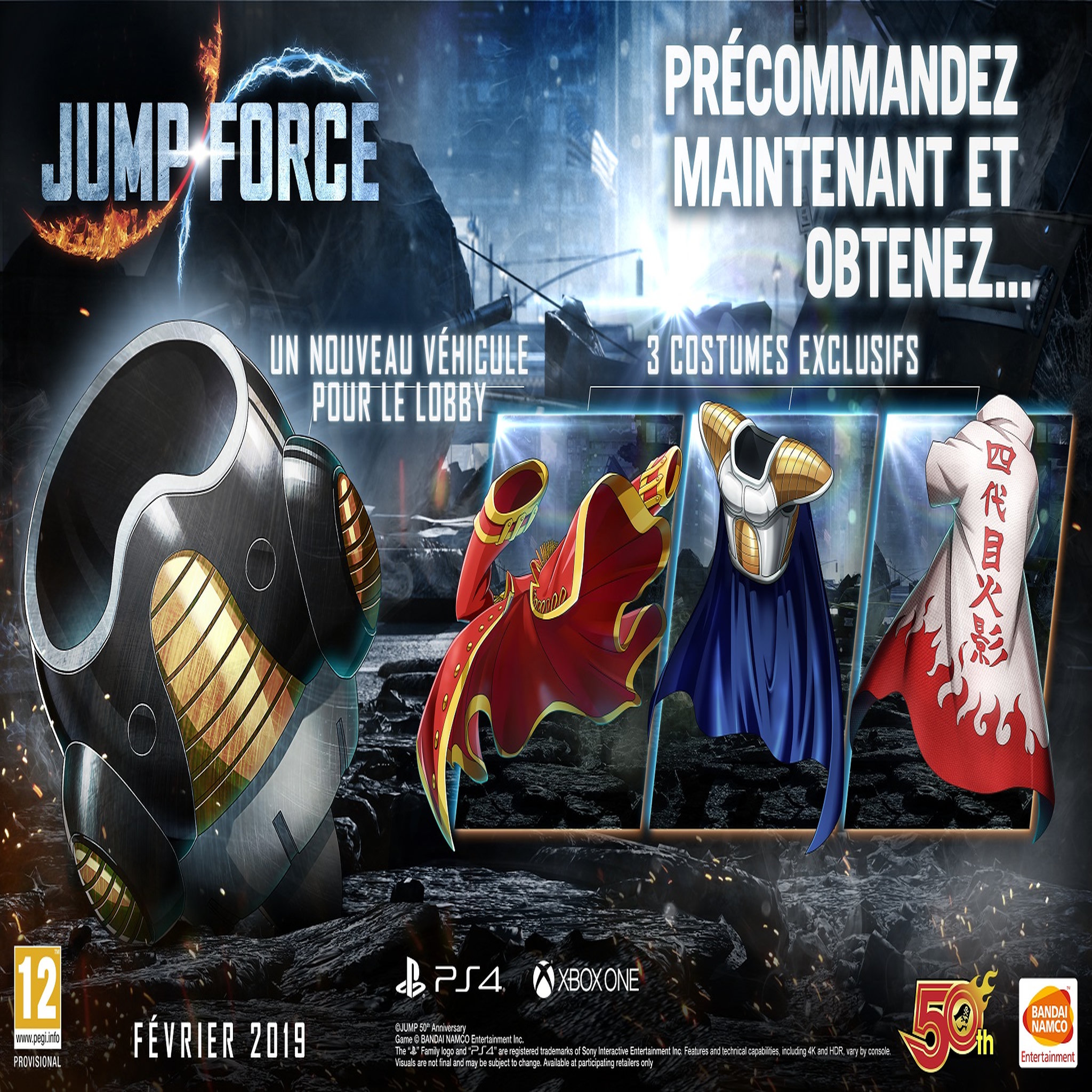Voir la diapositive 2 : Jump Force PS4