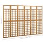Voir la diapositive 6 : VIDAXL Cloison de separation a 6 panneaux/treillis bois sapin massif