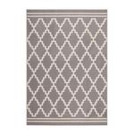 Paris Prix Tapis Imprimé Losange à Poils Courts  Lina  Taupe. Coloris disponibles : Marron