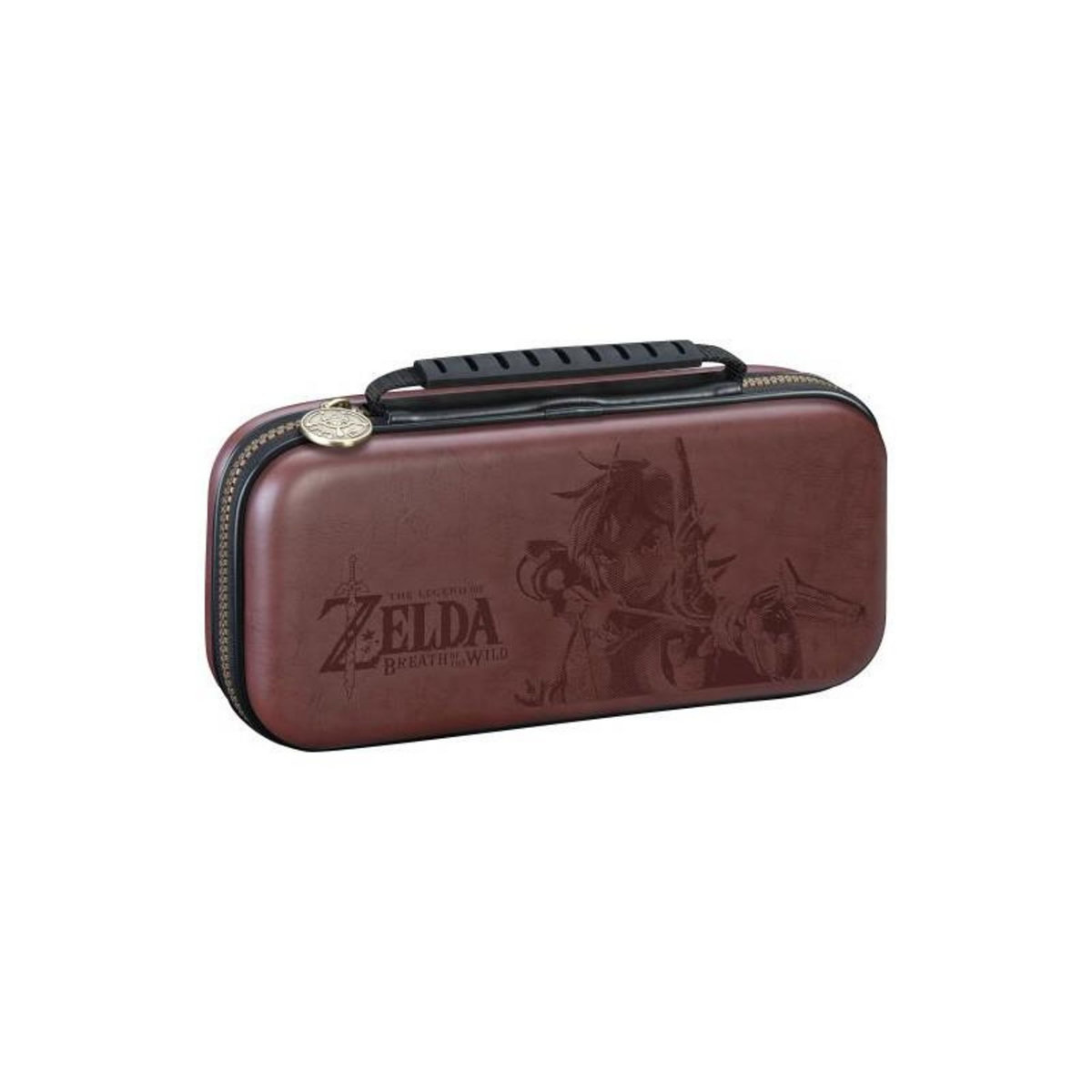 Bigben Pochette de transport BigBen Deluxe Officielle The Legend of Zelda Breath of the Wild Marron pour Nintendo Switch