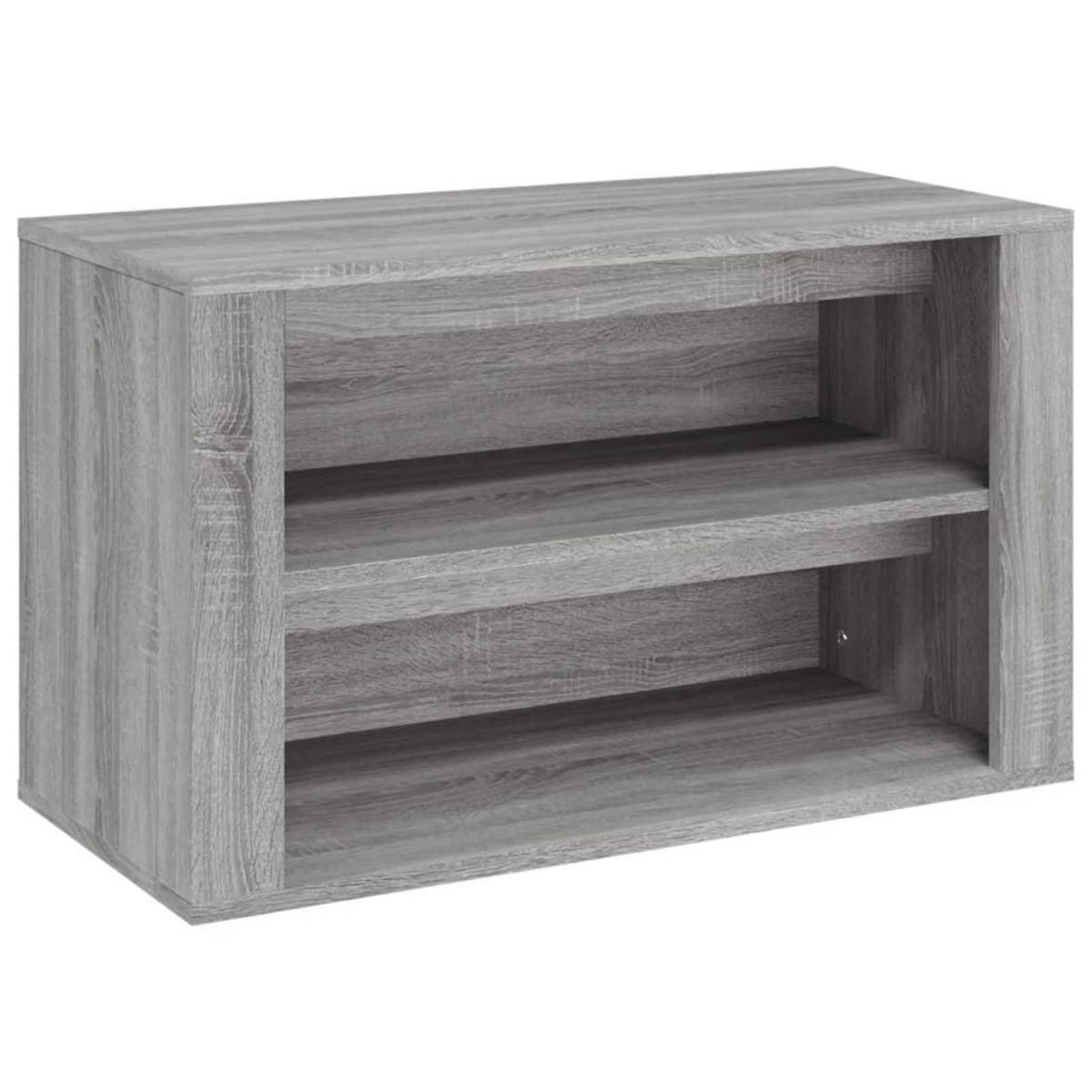 VIDAXL Etagere a chaussures Sonoma gris 75x35x45 cm Bois d'ingenierie