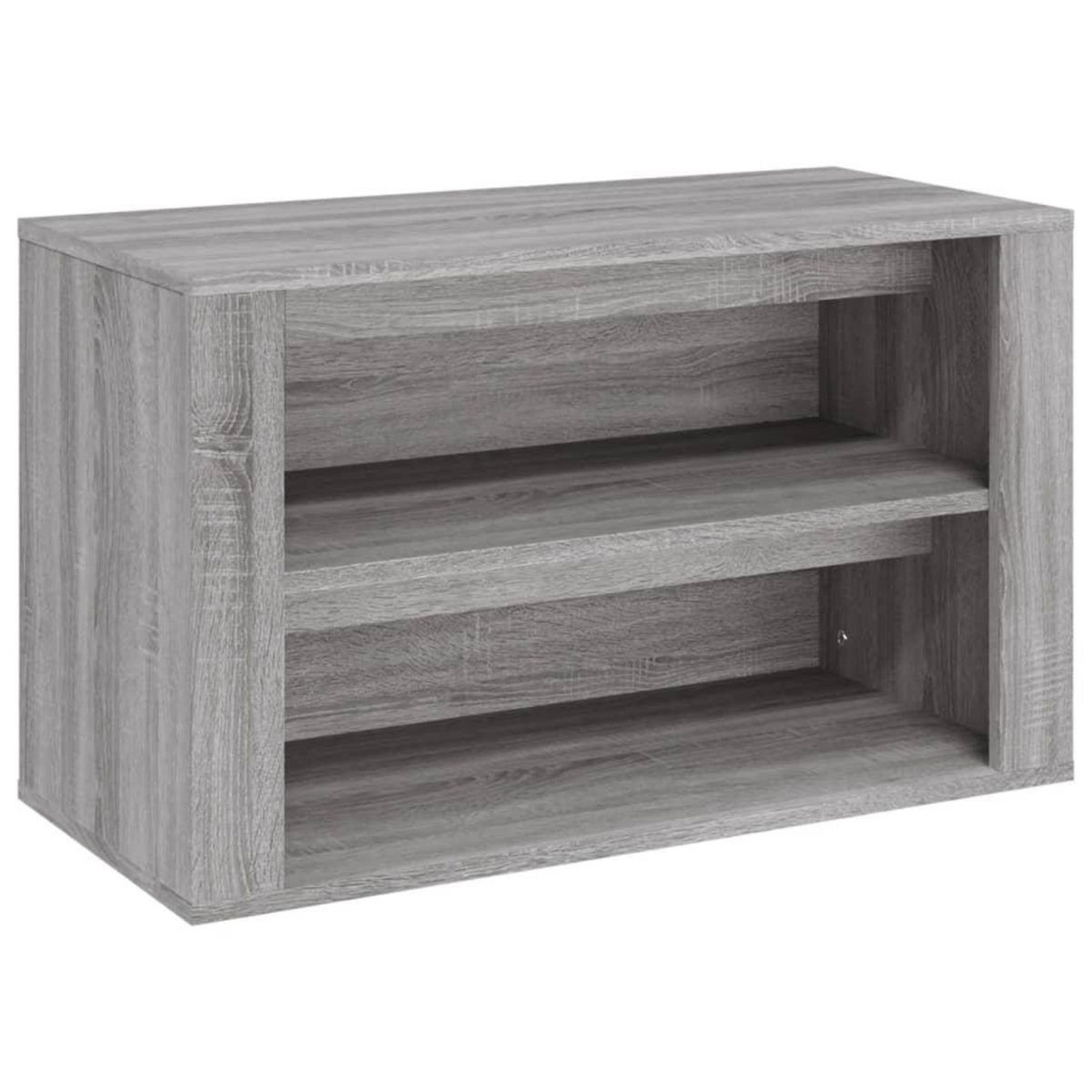 VIDAXL Etagere a chaussures Sonoma gris 75x35x45 cm Bois d'ingenierie